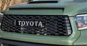 Toyota Tundra TRD Grill 300x159 - 2020 Toyota Tundra TRD Expert Drivers' Records | Green monster